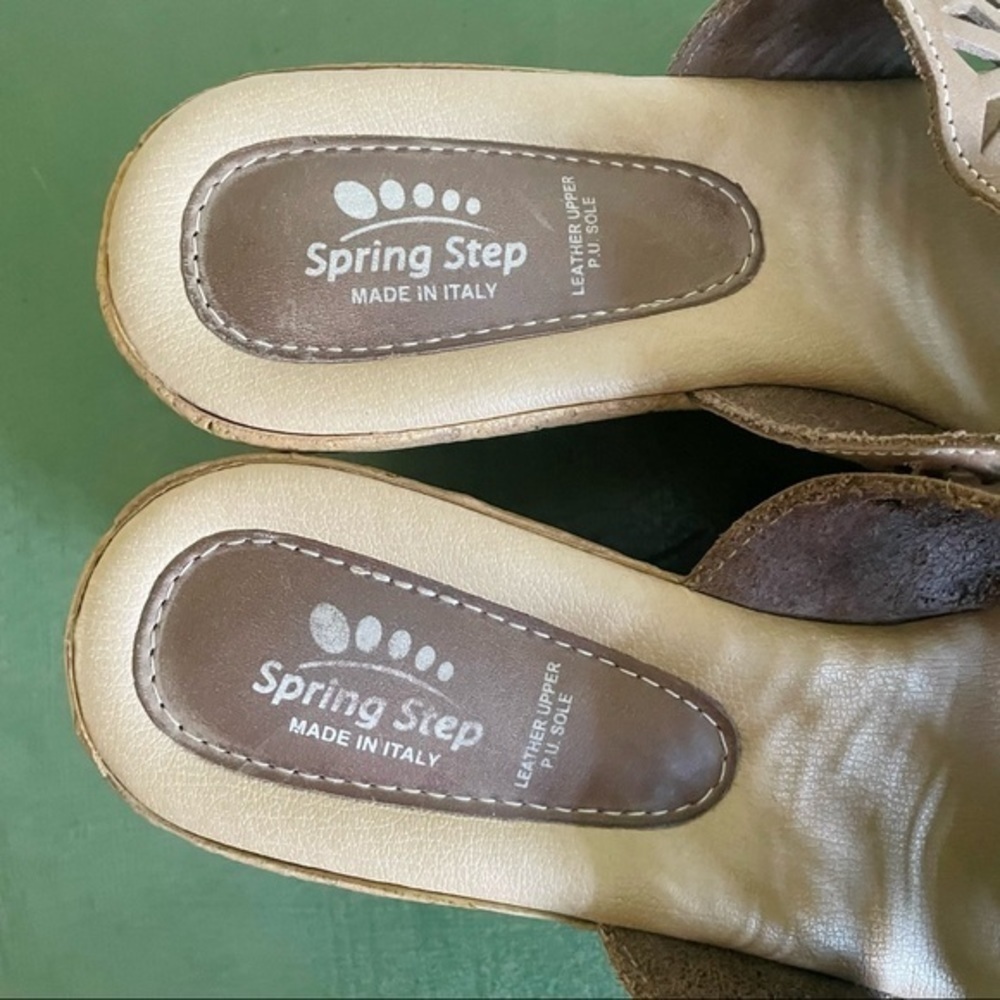Spring Step DORA Slide Wedge Platform Sandals - Picture 3 of 9